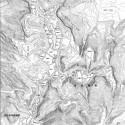 蒲生城跡縄張り実測図